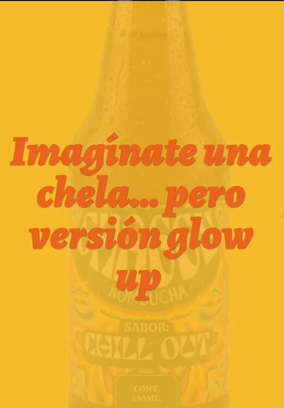 Gráfica de Instagram: imagínate una chela pero versión glow up